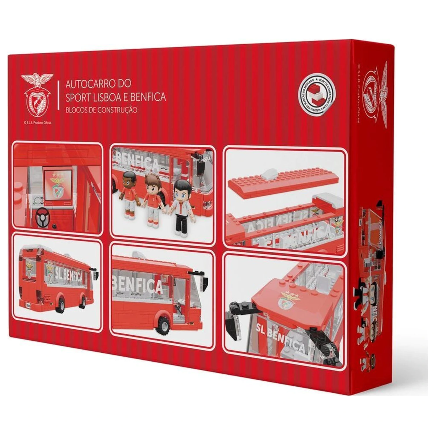 Benfica bus set with figures játékszett 332db-os termékfotó