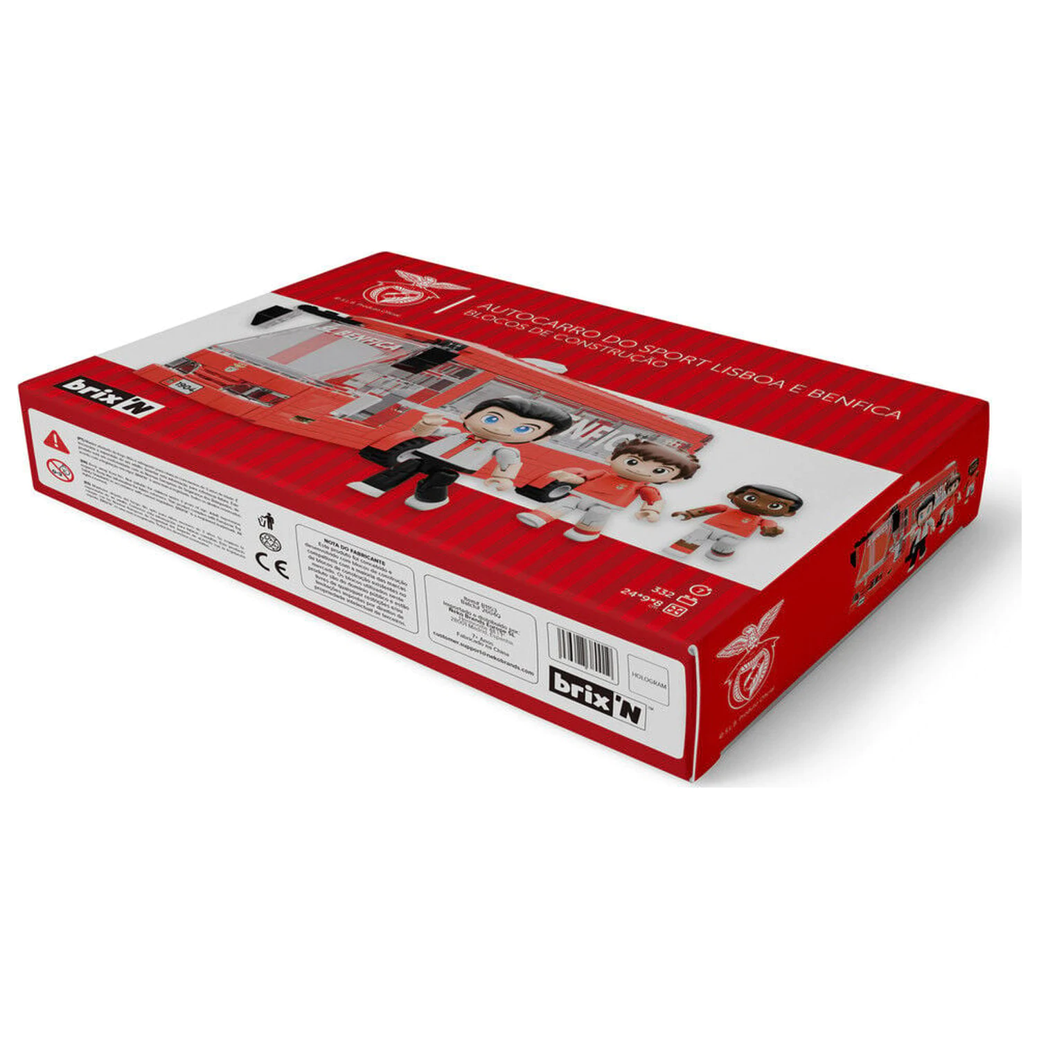 Benfica bus set with figures játékszett 332db-os termékfotó