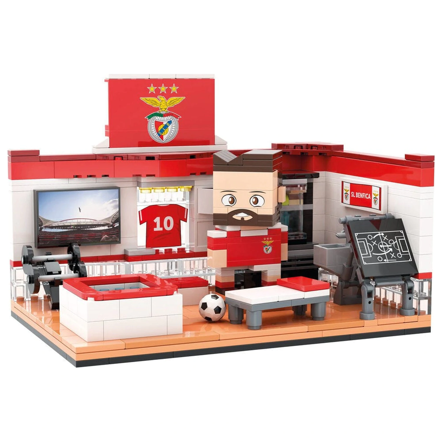 Benfica dressing room set with figure játékszett 468db-os termékfotó