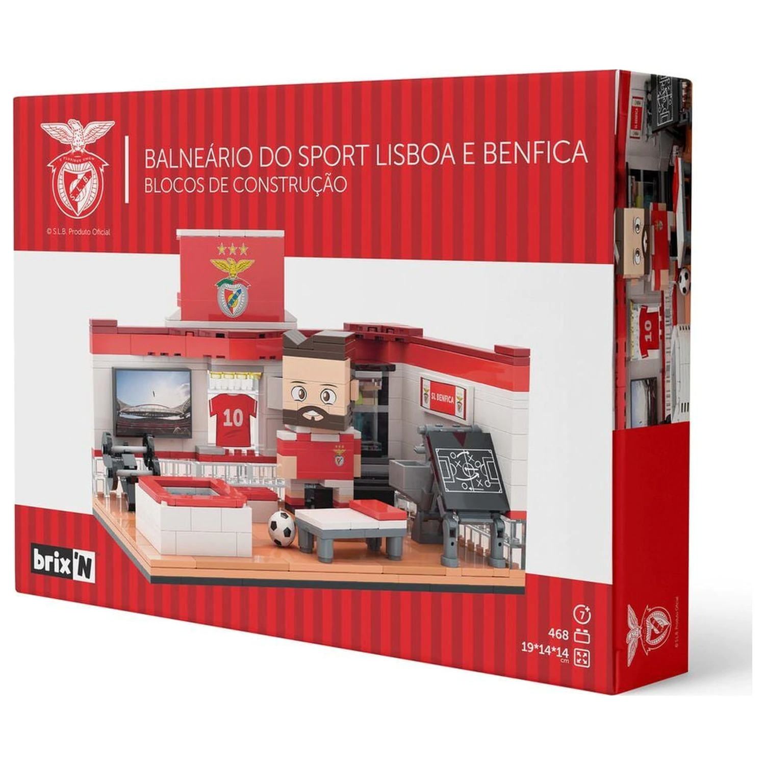 Benfica dressing room set with figure játékszett 468db-os termékfotó