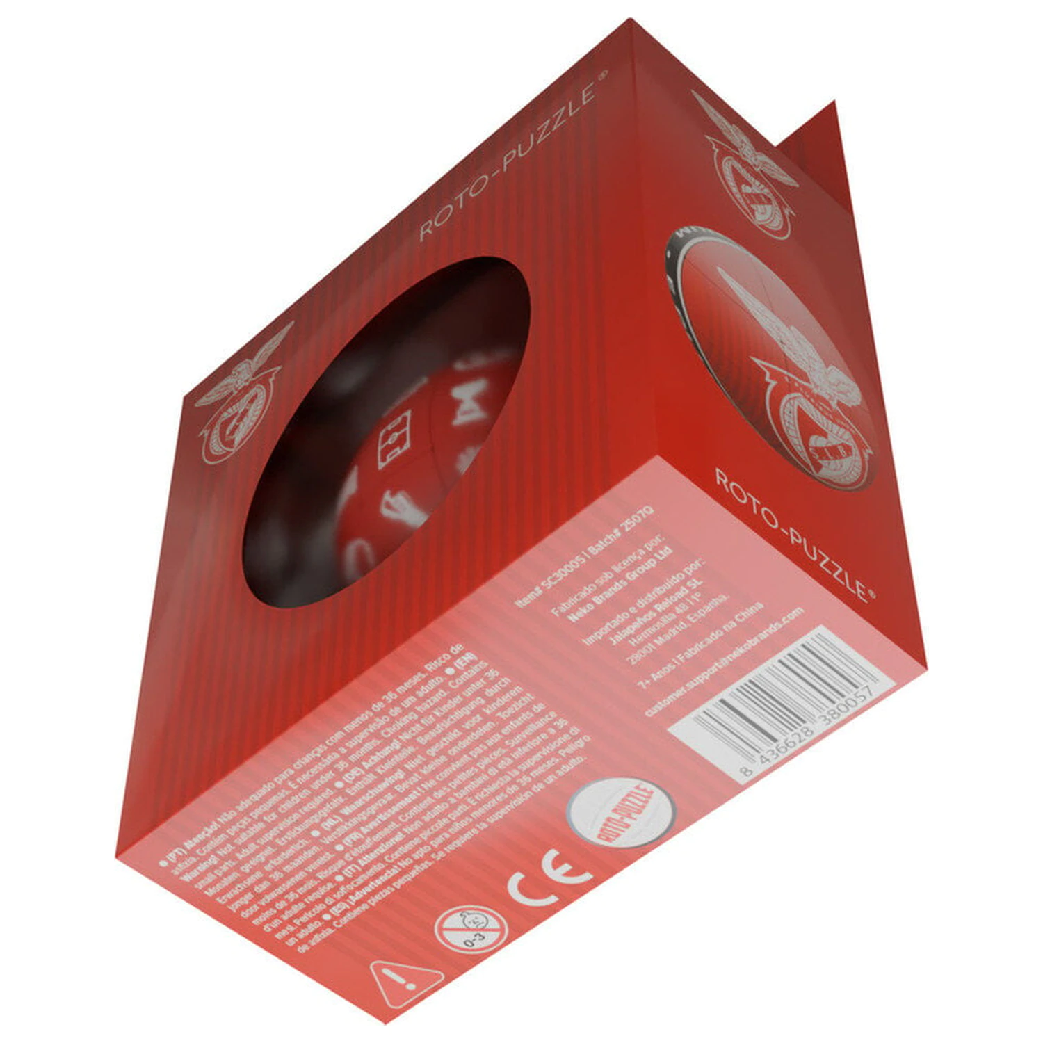 Benfica gömb puzzle 6cm termékfotó