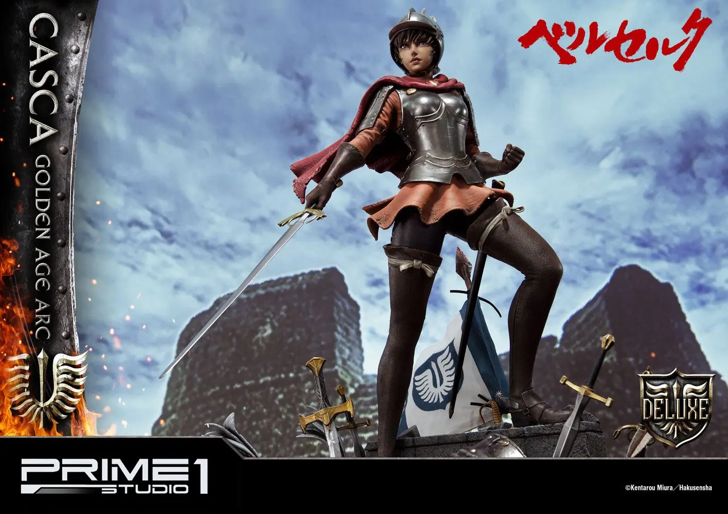 Berserk 1/4 Casca Golden Age Arc Edition Deluxe Version szobor figura 65 cm termékfotó