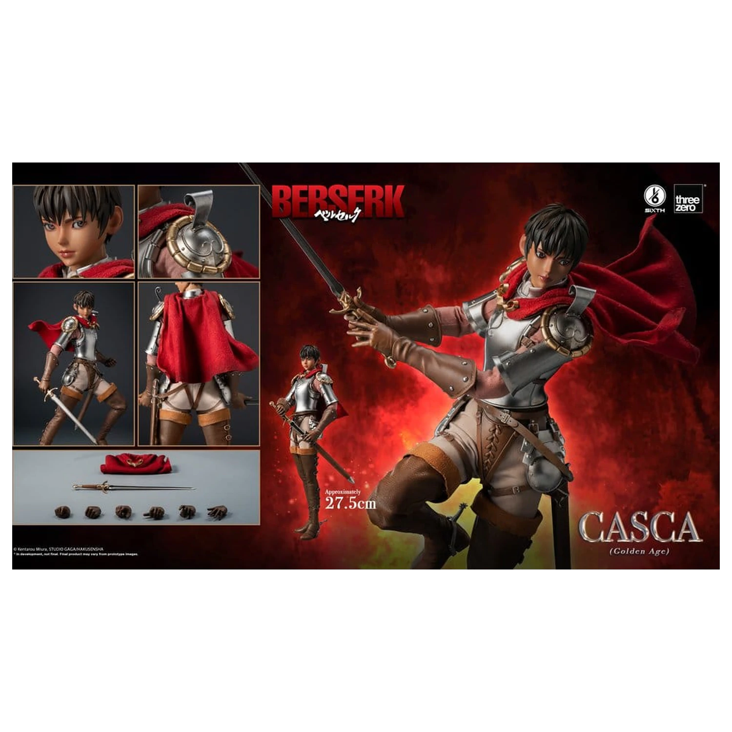 Berserk 1/6 Casca (Golden Age) akciófigura 28 cm termékfotó