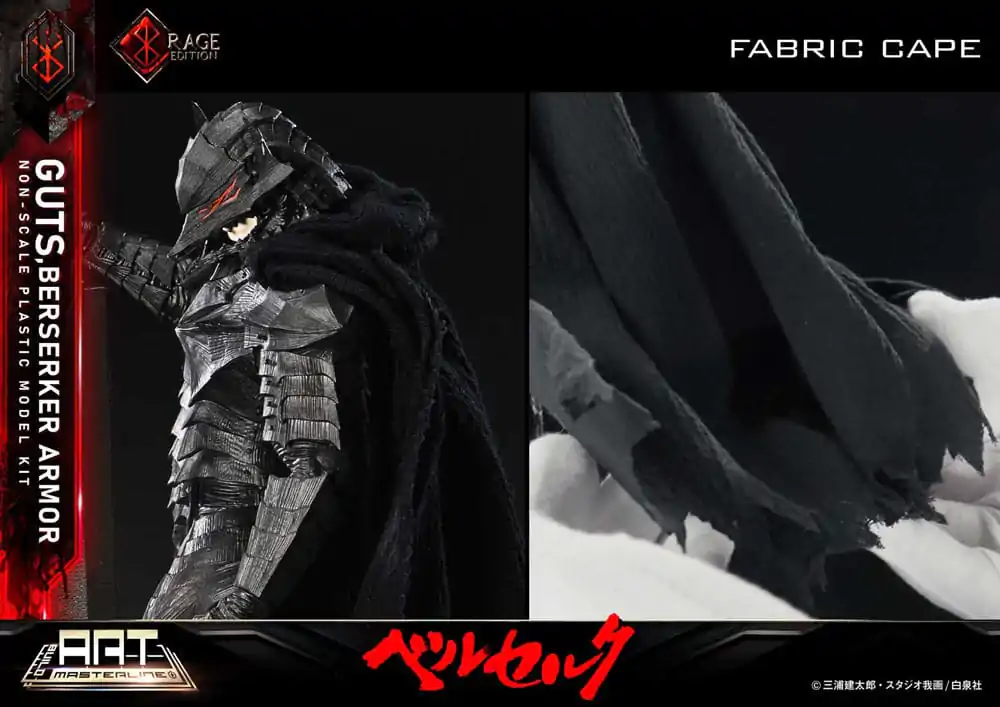 Berserk Build Art Masterline Guts Berserker Armor Rage műanyag modell készlet 30 cm   termékfotó