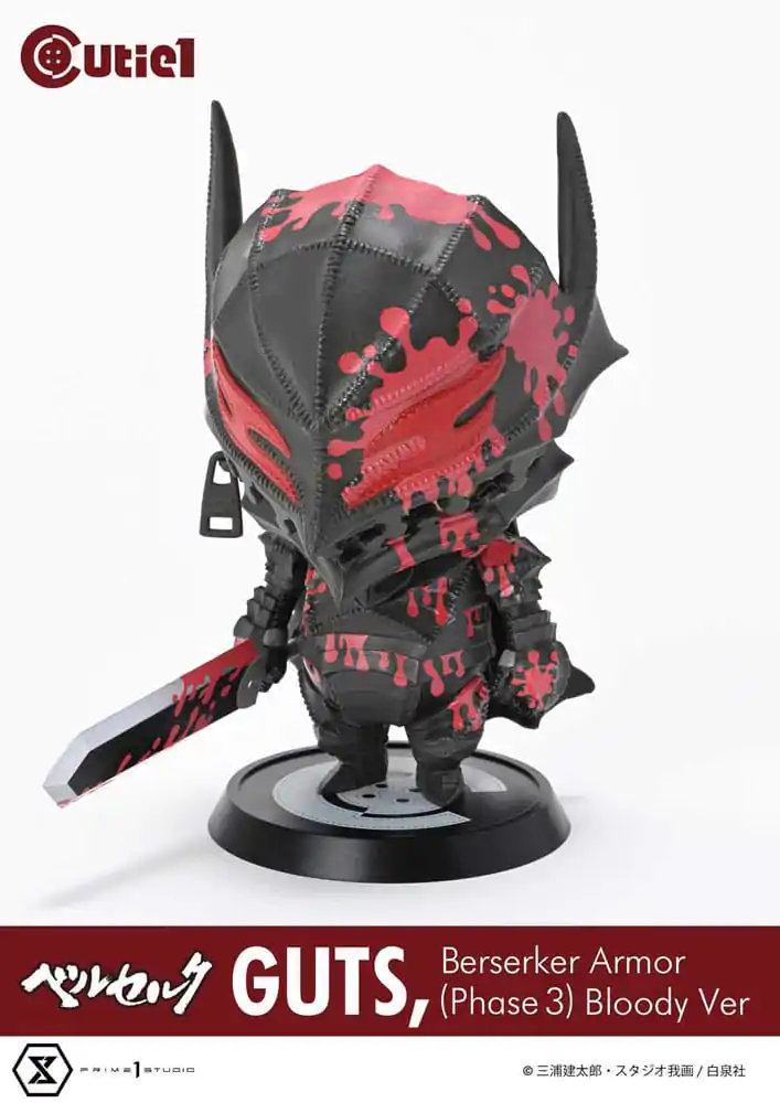 Berserk Cutie1 Guts Berserker Armor (Phase 3) Bloody Ver. PVC figura 12 cm termékfotó