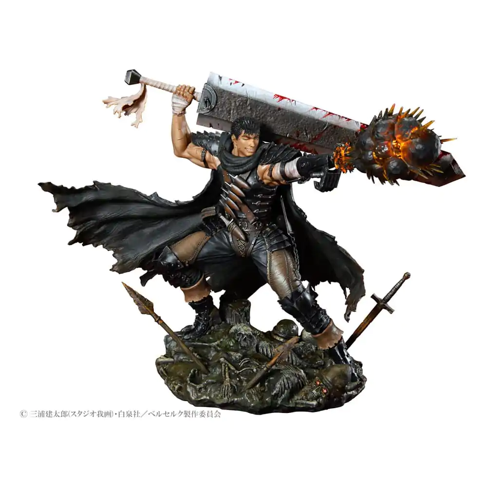 Berserk PVC szobor figura 1/7 Guts Black Swordsman Ver. 26 cm termékfotó