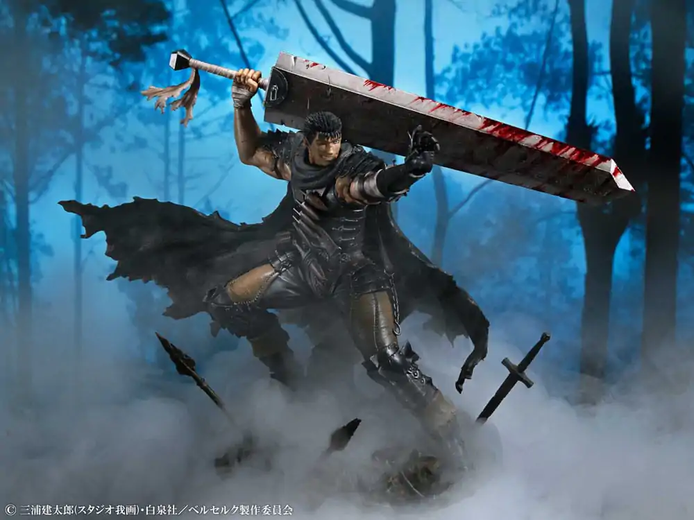 Berserk PVC szobor figura 1/7 Guts Black Swordsman Ver. 26 cm termékfotó