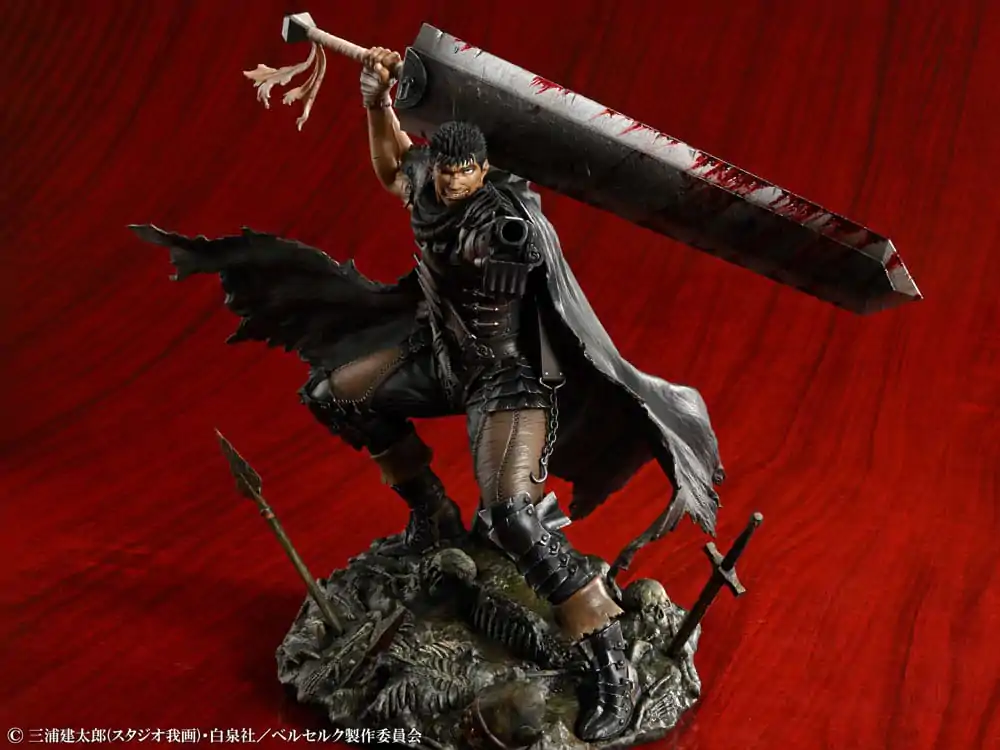 Berserk PVC szobor figura 1/7 Guts Black Swordsman Ver. 26 cm termékfotó