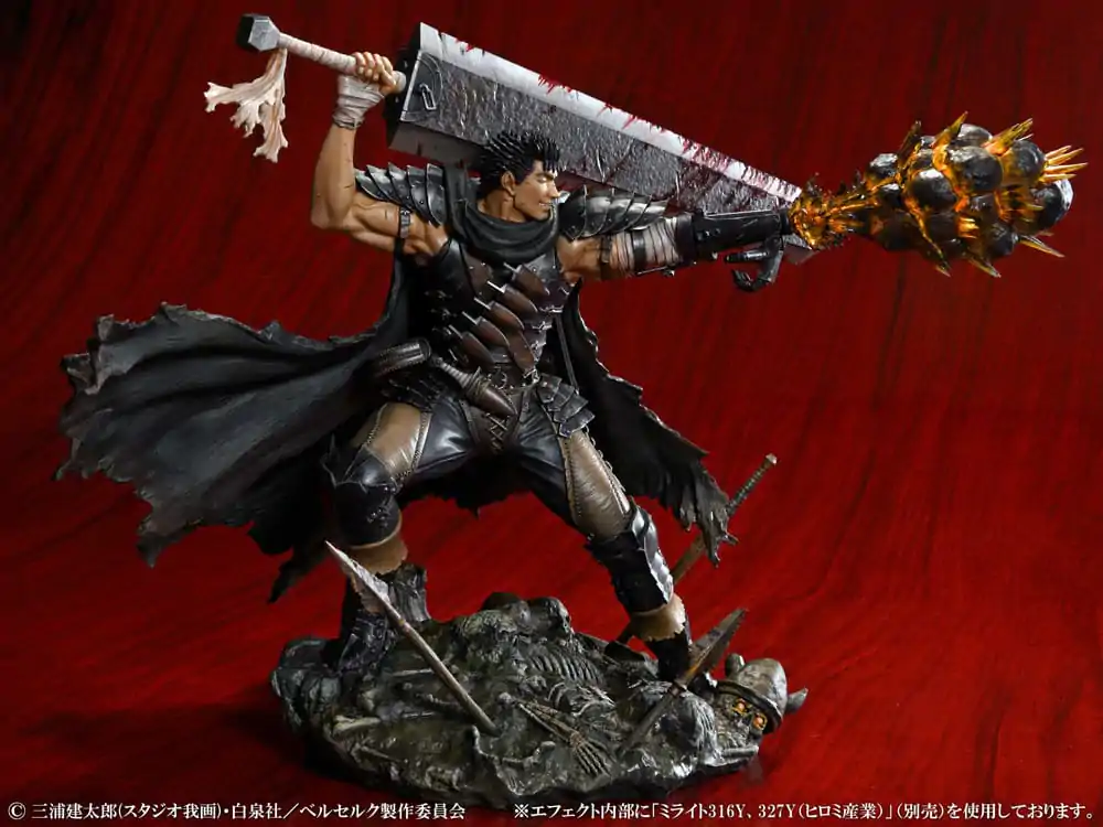 Berserk PVC szobor figura 1/7 Guts Black Swordsman Ver. 26 cm termékfotó