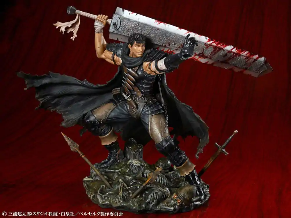 Berserk PVC szobor figura 1/7 Guts Black Swordsman Ver. 26 cm termékfotó