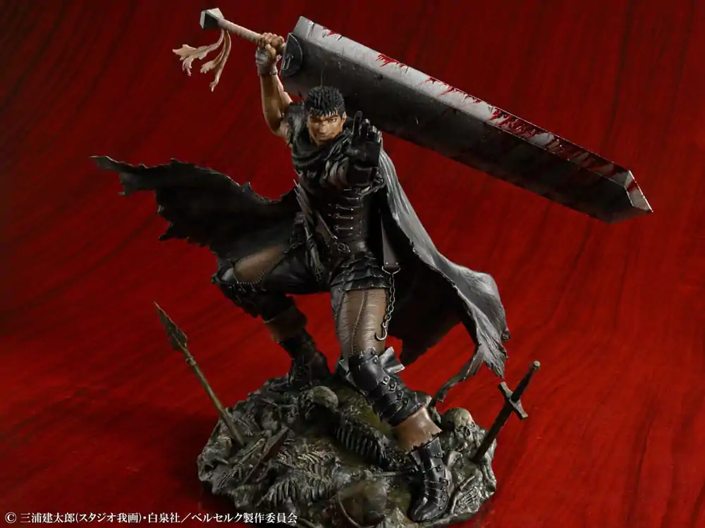 Berserk PVC szobor figura 1/7 Guts Black Swordsman Ver. 26 cm termékfotó