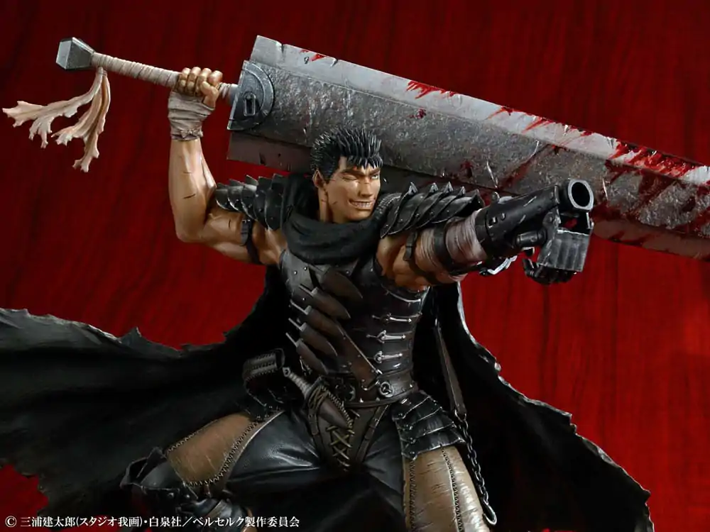 Berserk PVC szobor figura 1/7 Guts Black Swordsman Ver. 26 cm termékfotó