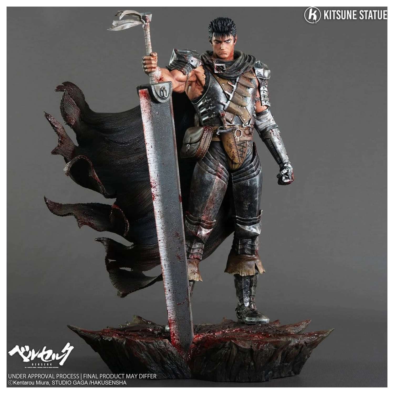 Berserk szobor figura 1/6 Guts 38 cm termékfotó