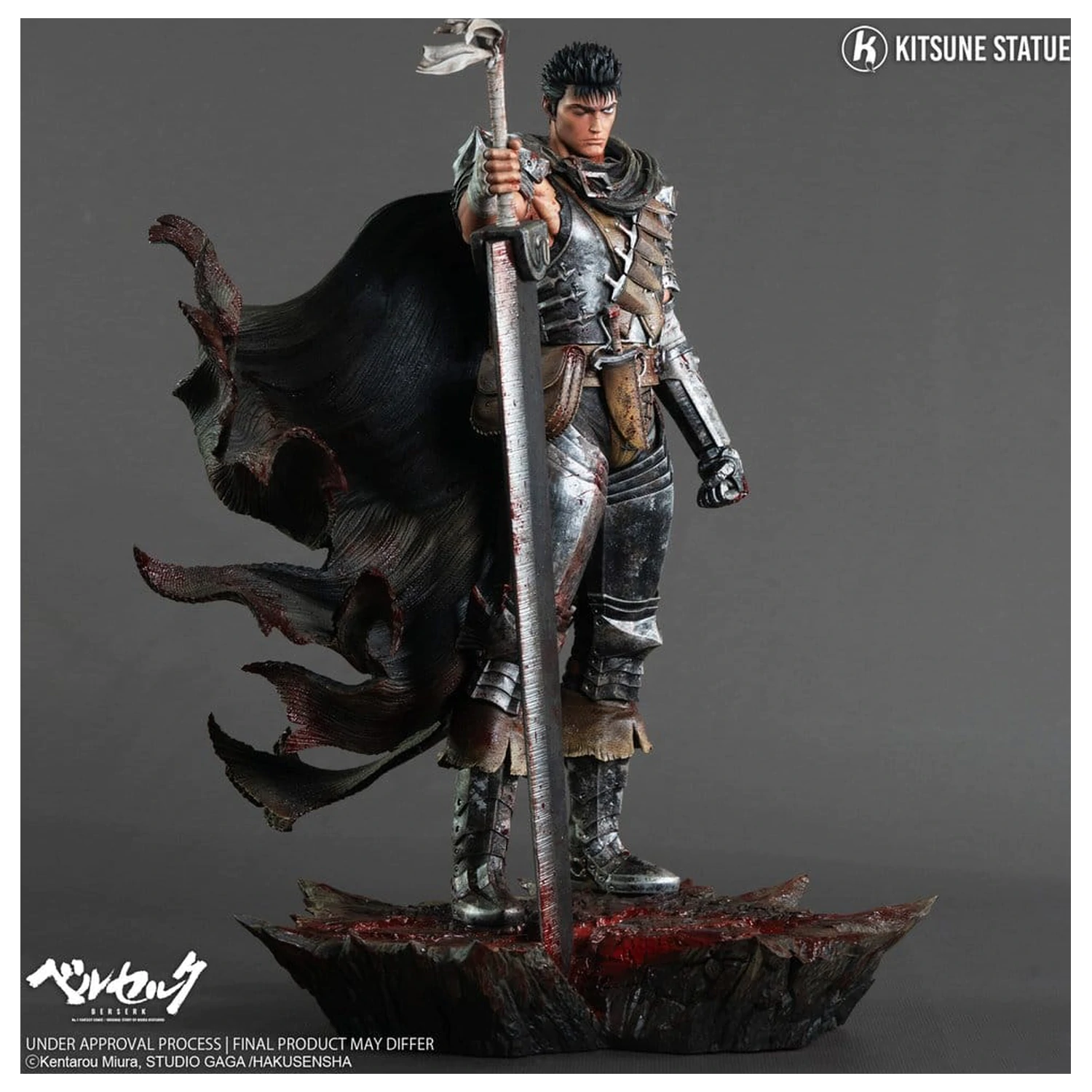 Berserk szobor figura 1/6 Guts 38 cm termékfotó