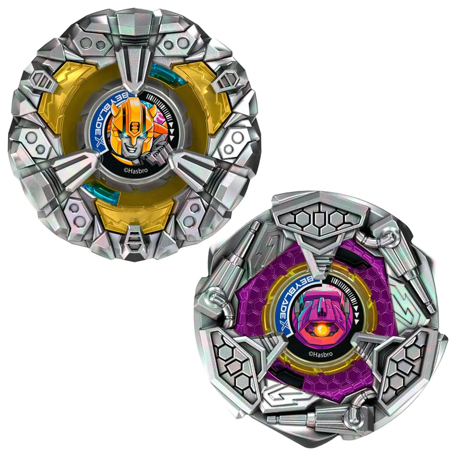 Beyblade X and Transformers Collab Bumblebee 3-60GP vs. Shockwave 5-80O termékfotó