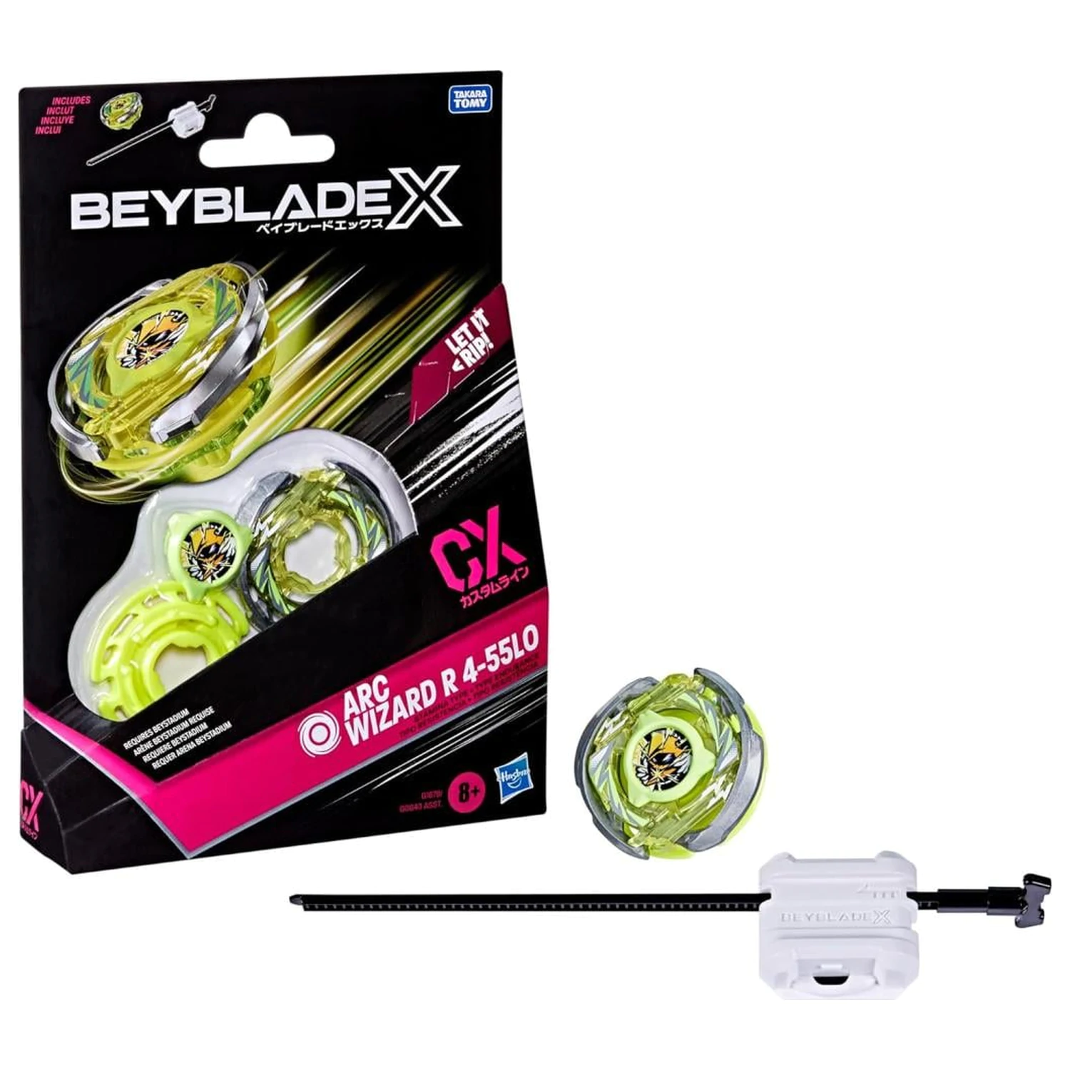 Beyblade X Arc Wizard R 4-55 LO CX kezdő játékcsomag termékfotó