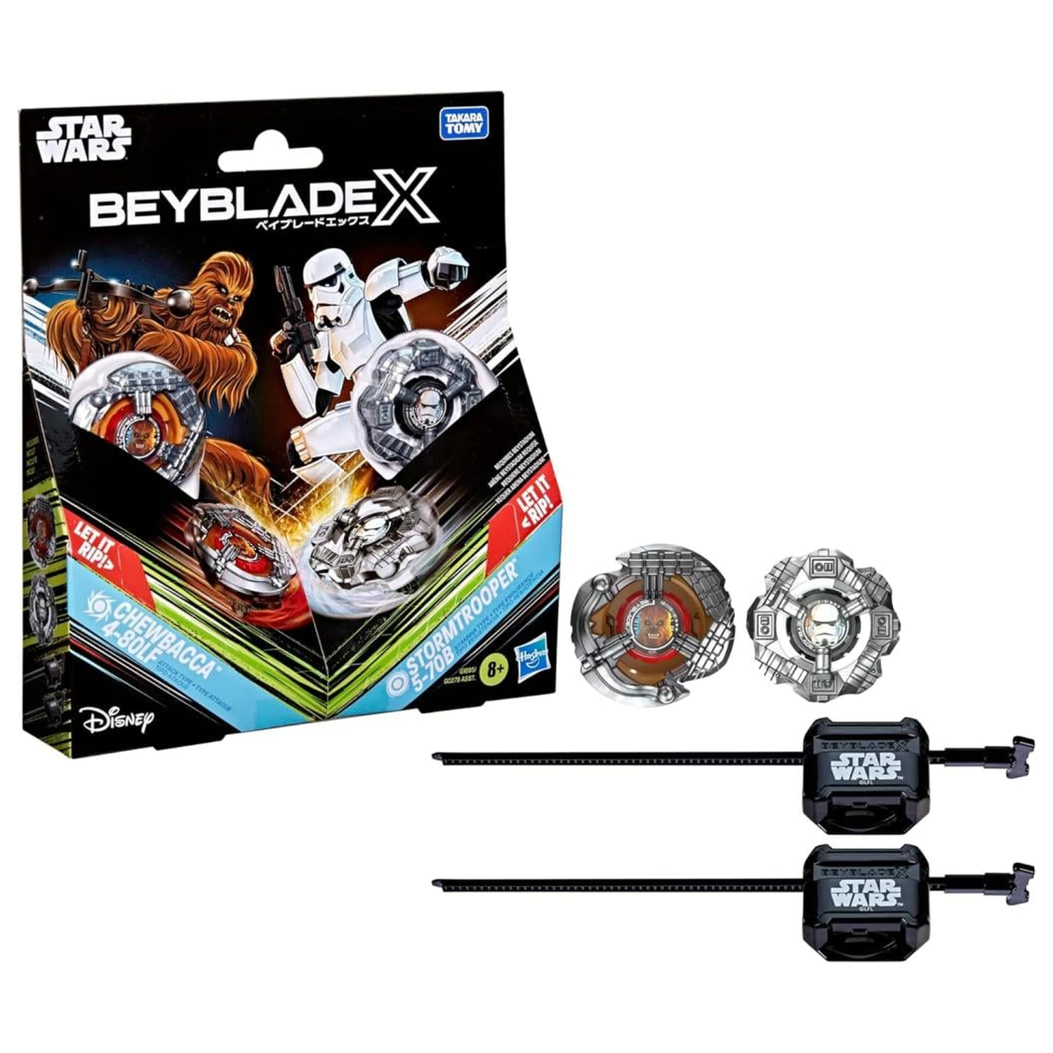Beyblade X Chewbacca 4-80LF & Stormtrooper 5-70B termékfotó