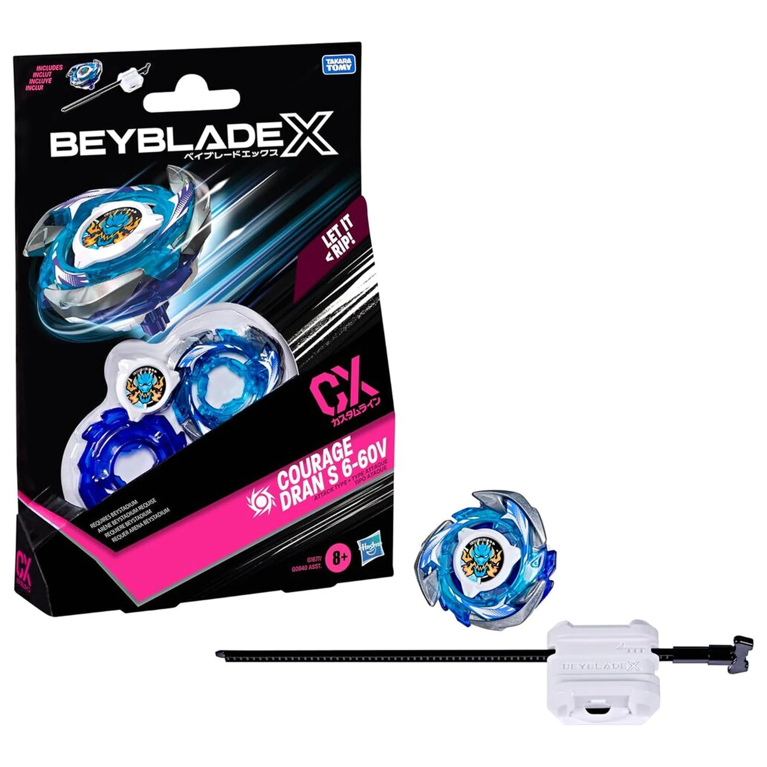 Beyblade X Courage Dran S 6-60V kit game termékfotó