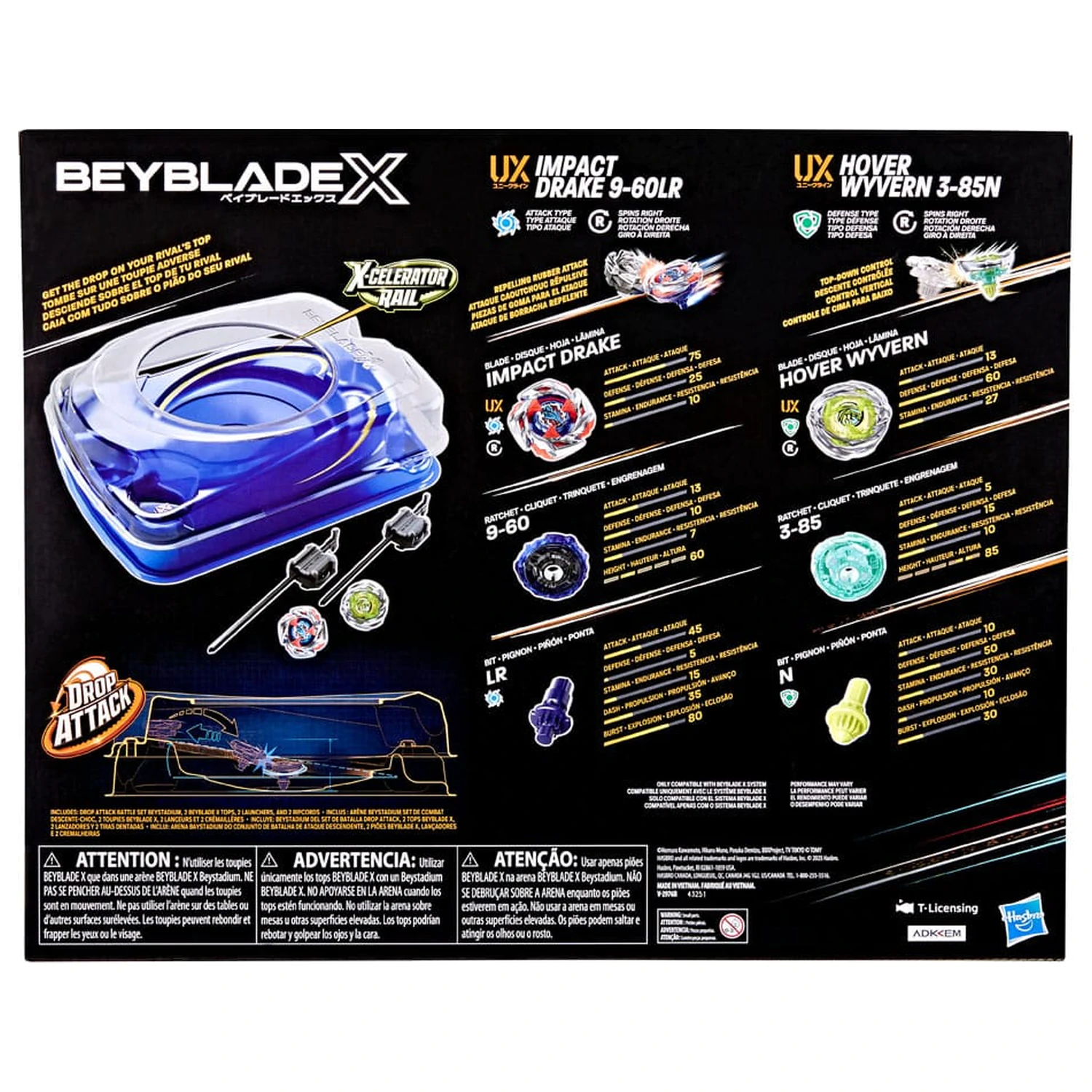 Beyblade X Drop Attack Battle csomag termékfotó
