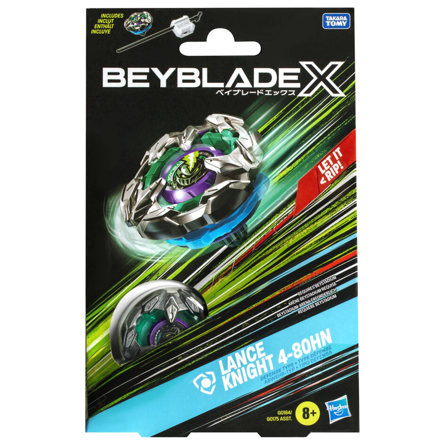 Beyblade X Lance Knight 4-80HN kit game termékfotó