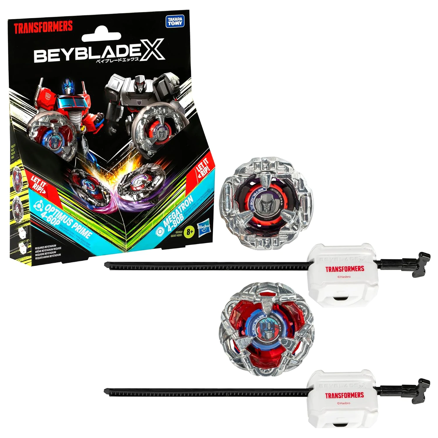 Beyblade X Optimus Prime 4-60P & Megatron 4-80B termékfotó
