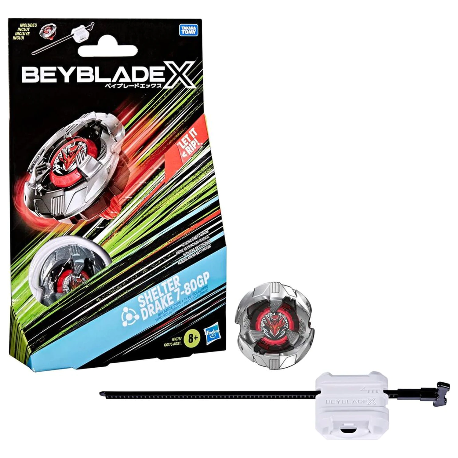 Beyblade X Shelter Drake 7-80GP kit game termékfotó