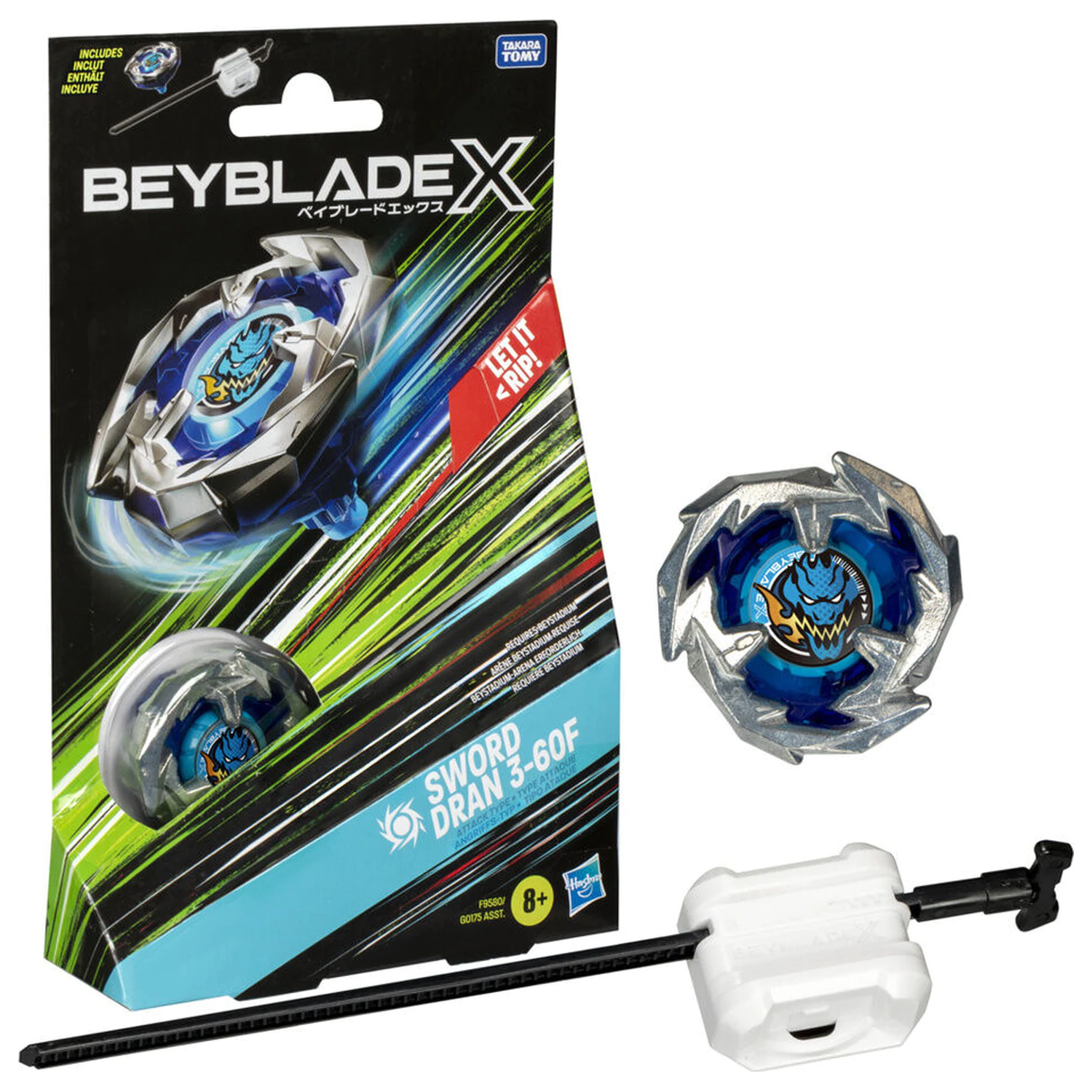 Beyblade X Sword Dran 3-60F kit game termékfotó