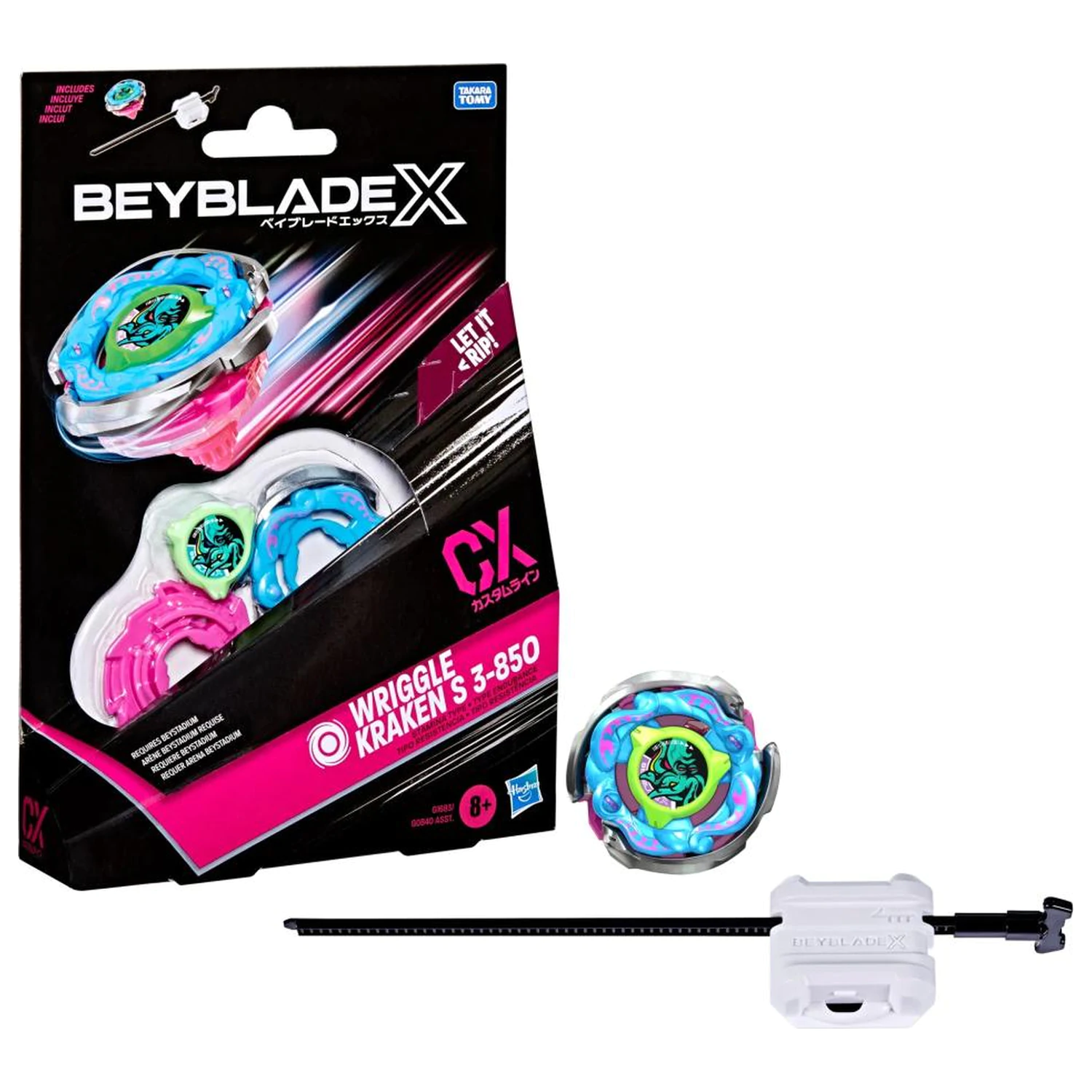 Beyblade X Wriggle Kraken S 3-85O CX kezdő csomag termékfotó