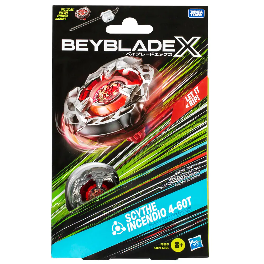 BeybladeX Scythe Incendio 4-60T game termékfotó