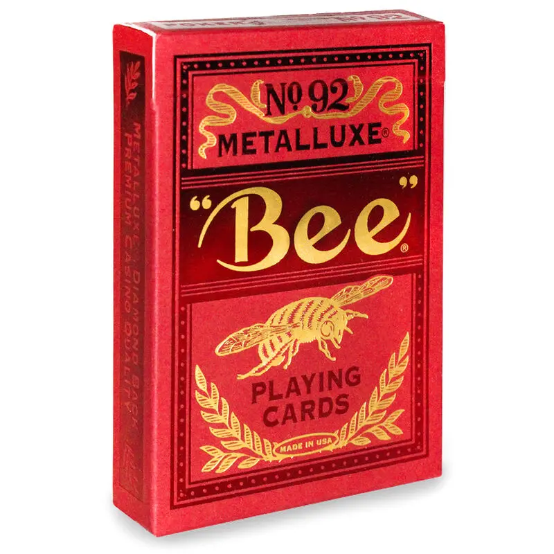 Bicycle Bee Metalluxe Red Póker Kártyapakli termékfotó