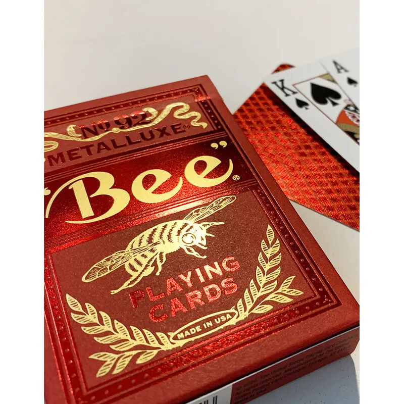 Bicycle Bee Metalluxe Red Póker Kártyapakli termékfotó