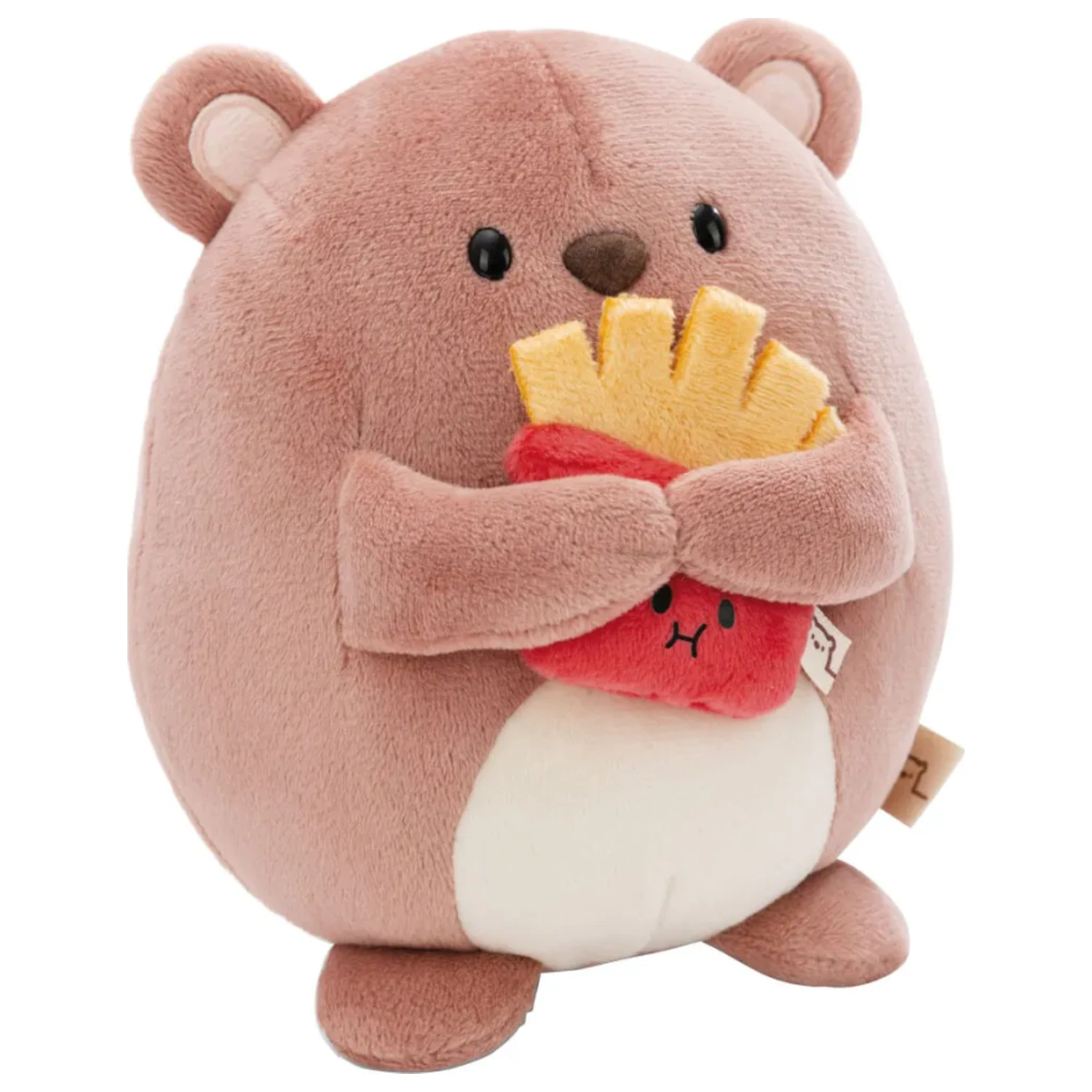 BIG FRIENDS Bear Nomo with French fries plüss 27cm termékfotó