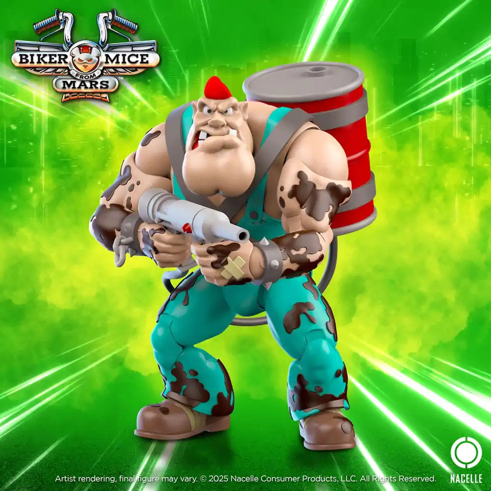 Biker Mice From Mars Greasepit akciófigura 23 cm termékfotó