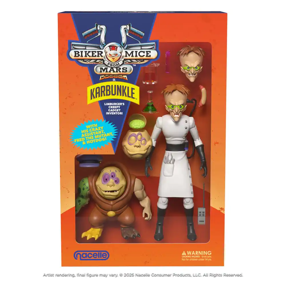 Biker Mice From Mars Karbunkle & Fred The Mutant akciófigura 23 cm termékfotó