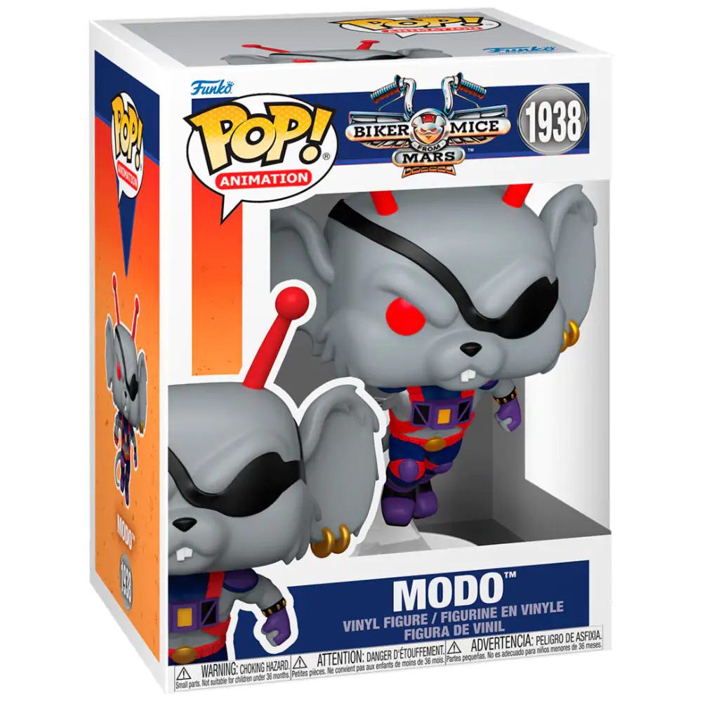 Biker Mice From Mars Pop! Animation Vinyl figura Modo 9 cm termékfotó