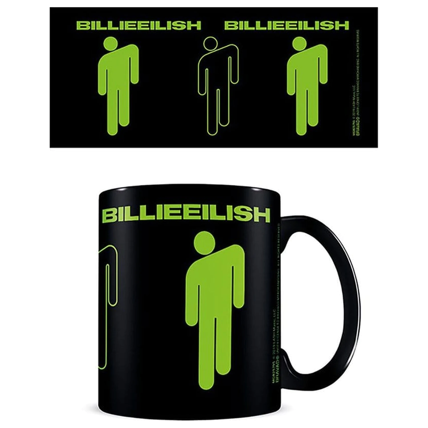 Billie Eilish Stickman Black bögre  termékfotó