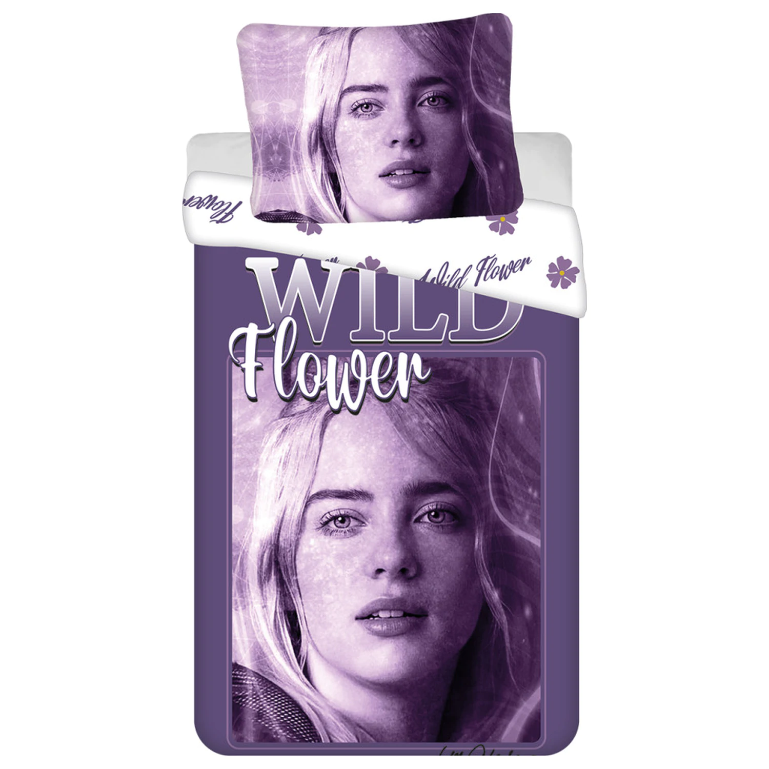 Billie Eilish Wild Flower ágyneműhuzat  termékfotó
