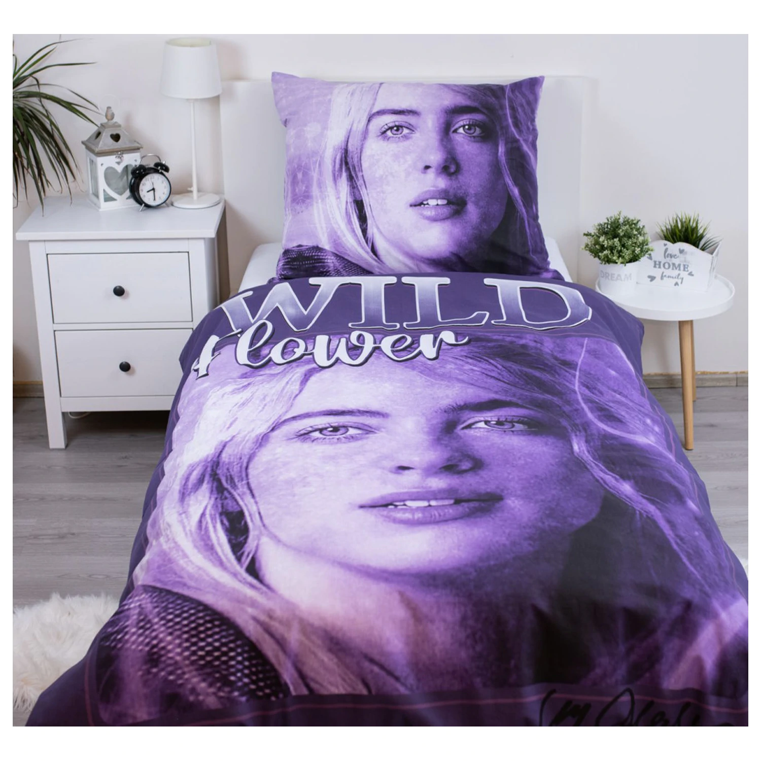 Billie Eilish Wild Flower ágyneműhuzat  termékfotó