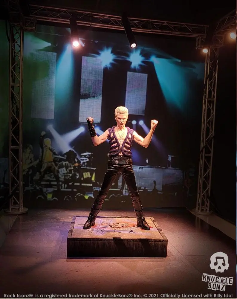 Billy Idol Rock Iconz 1/9 Billy Idol II Limitált kiadás szobor figura 22 cm termékfotó