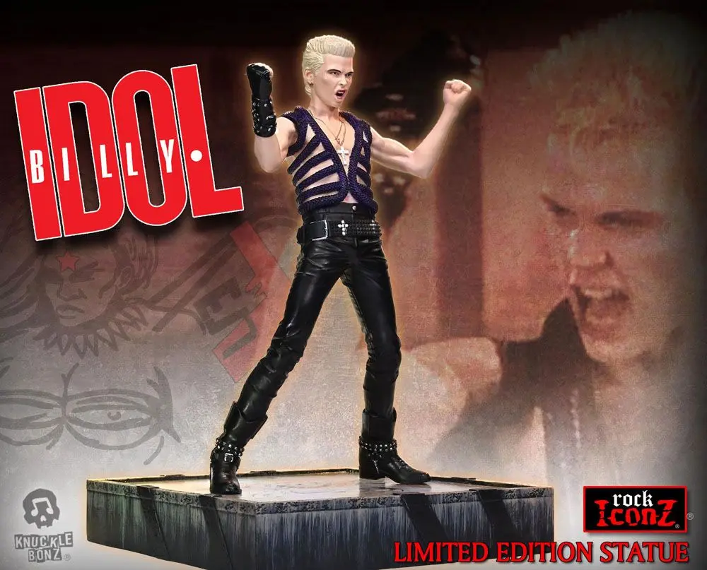Billy Idol Rock Iconz 1/9 Billy Idol II Limitált kiadás szobor figura 22 cm termékfotó