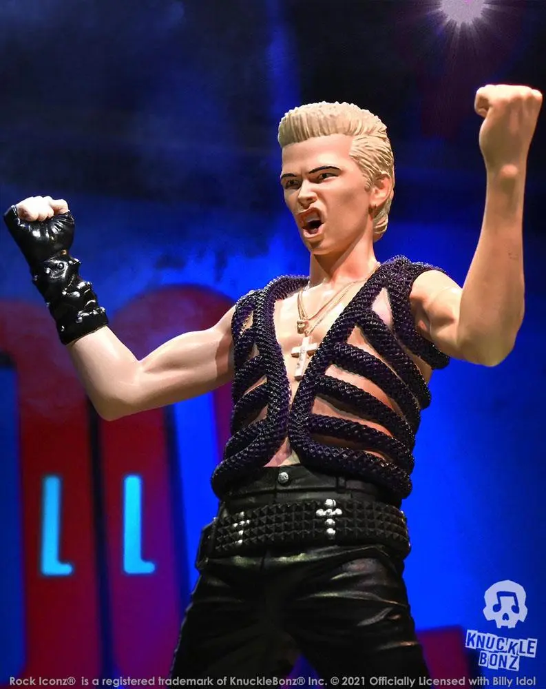 Billy Idol Rock Iconz 1/9 Billy Idol II Limitált kiadás szobor figura 22 cm termékfotó