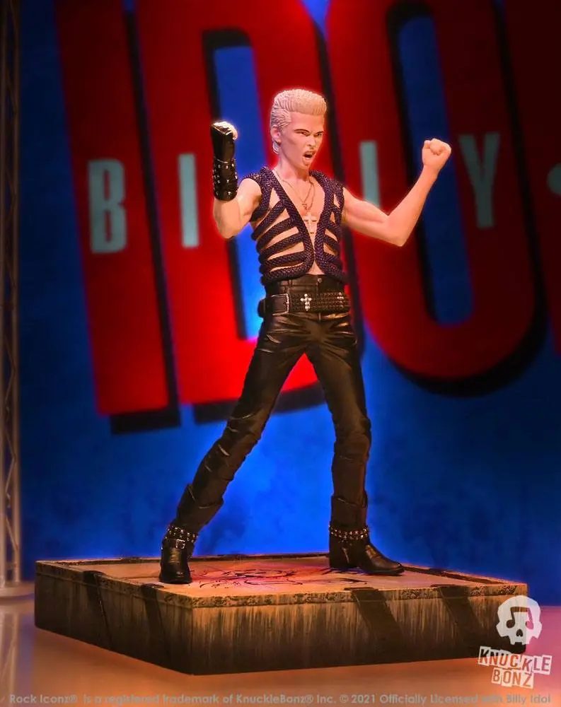 Billy Idol Rock Iconz 1/9 Billy Idol II Limitált kiadás szobor figura 22 cm termékfotó