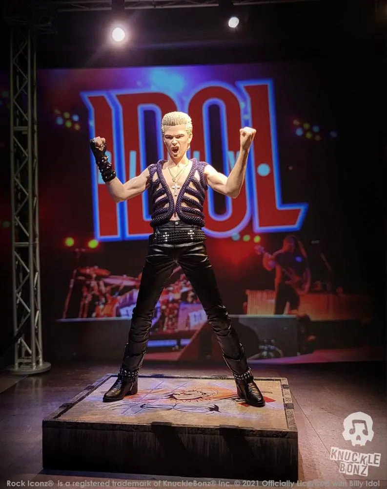 Billy Idol Rock Iconz 1/9 Billy Idol II Limitált kiadás szobor figura 22 cm termékfotó