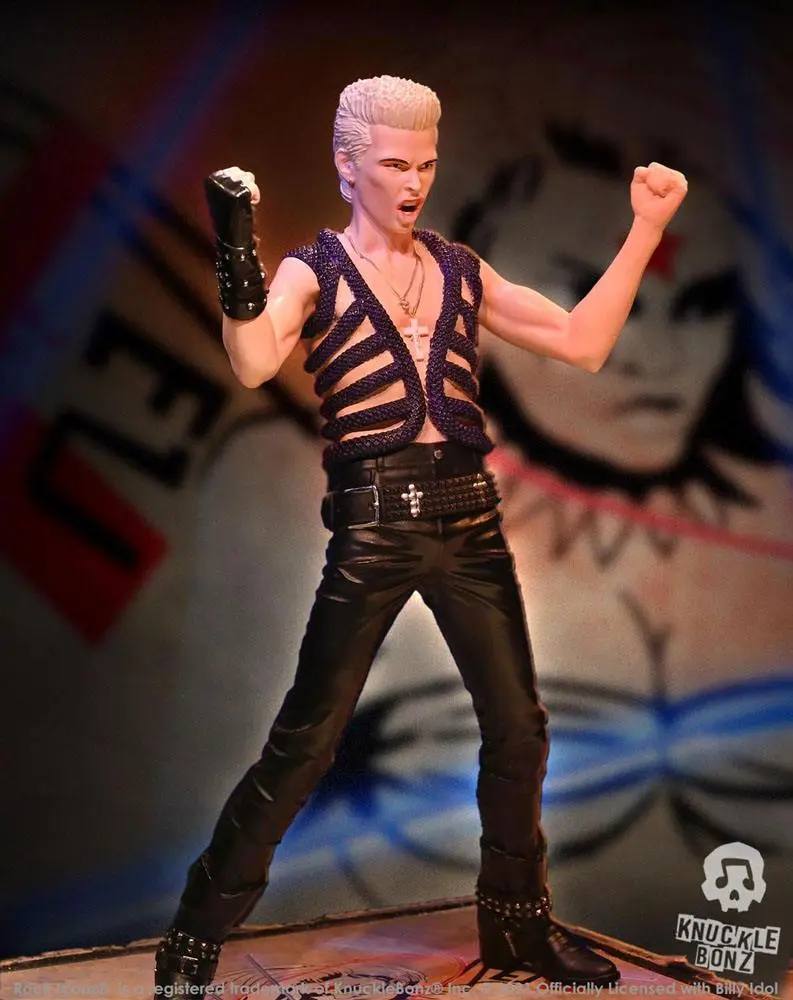 Billy Idol Rock Iconz 1/9 Billy Idol II Limitált kiadás szobor figura 22 cm termékfotó
