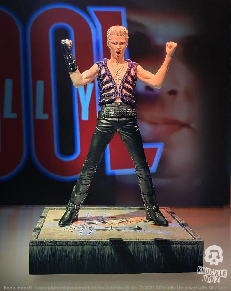 Billy Idol Rock Iconz 1/9 Billy Idol II Limitált kiadás szobor figura 22 cm termékfotó