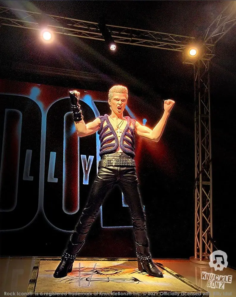Billy Idol Rock Iconz 1/9 Billy Idol II Limitált kiadás szobor figura 22 cm termékfotó
