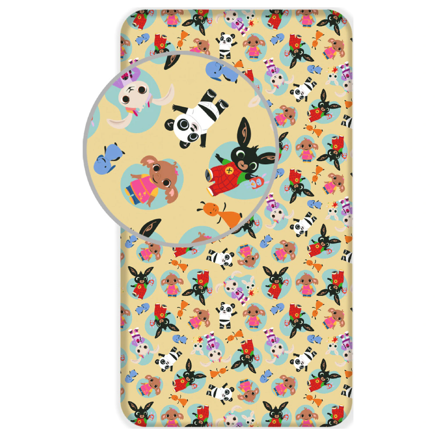 Bing Tiny Town gumis lepedő 90x200 cm termékfotó