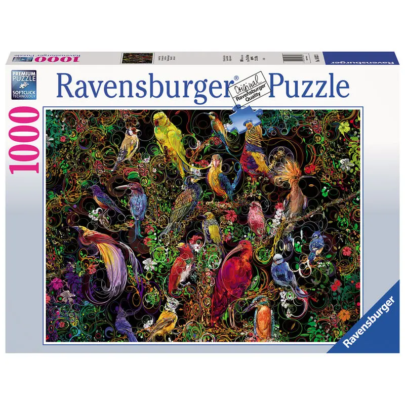 Birds of art puzzle 1000db-os termékfotó
