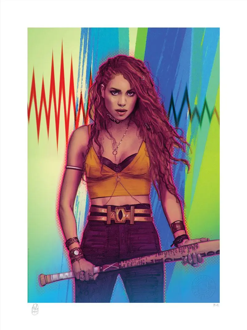 Birds of Prey Art Print Black Canary 46 x 61 cm - keretezetlen vászonkép termékfotó