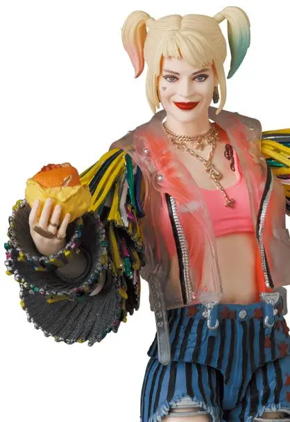 Birds Of Prey MAF EX Harley Quinn Caution Tape Jacket Ver. akciófigura 16 cm termékfotó